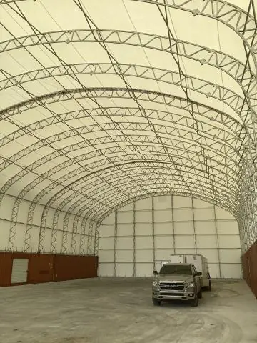 Fabric Shelter Installation #6