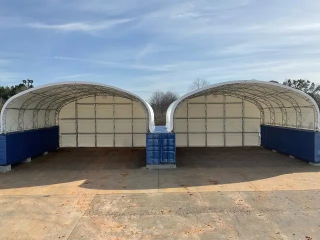 Fabric Shelter Installation #10