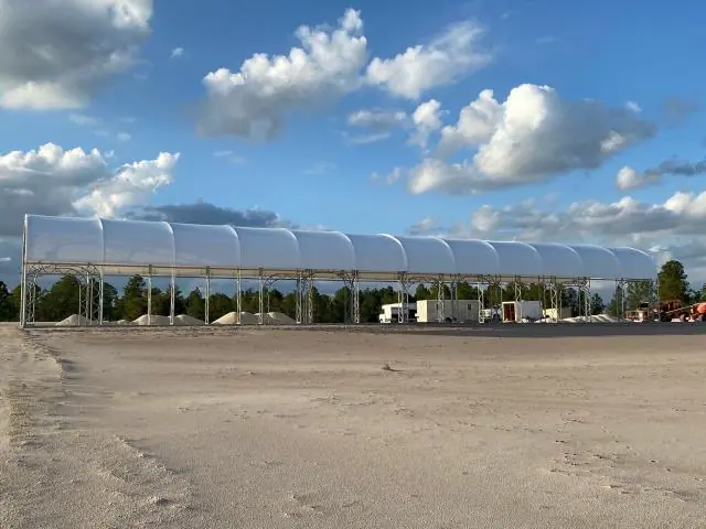Fabric Shelter Installation #12