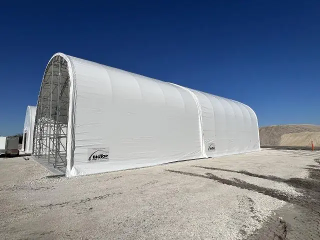 Fabric Shelter Installation #18