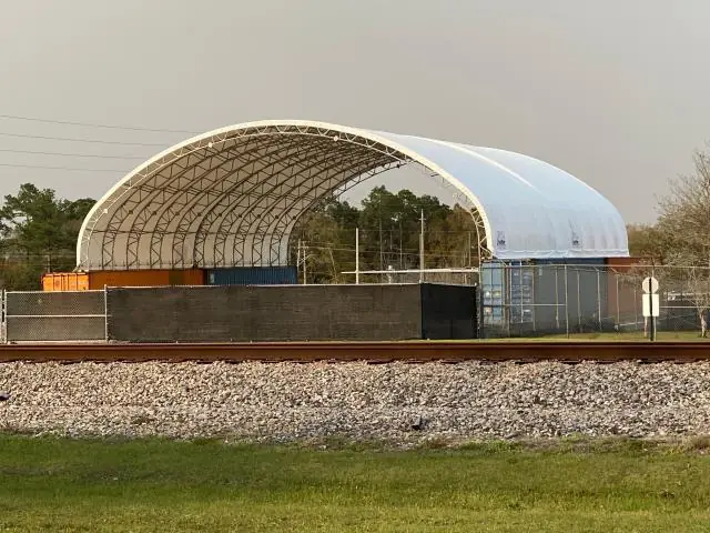 Fabric Shelter Installation #23