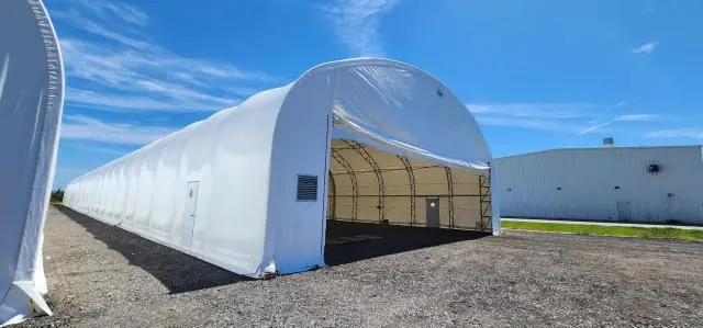 Fabric Shelter Installation #26