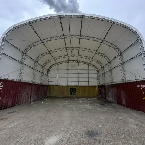 Fabric Shelter Installation #27