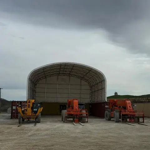 Fabric Shelter Installation #33