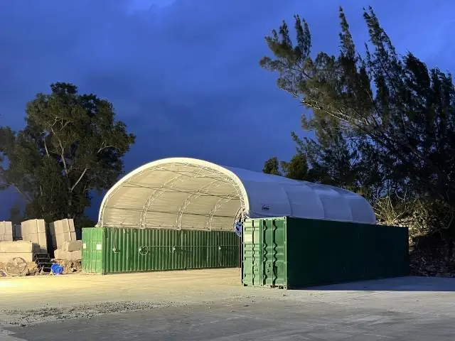 Fabric Shelter Installation #35