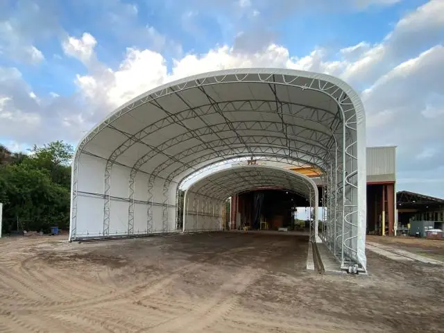 Fabric Shelter Installation #36