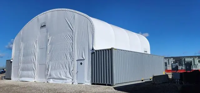 Fabric Shelter Installation #39