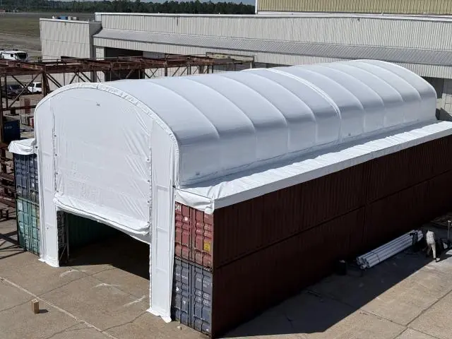 Fabric Shelter Installation #40