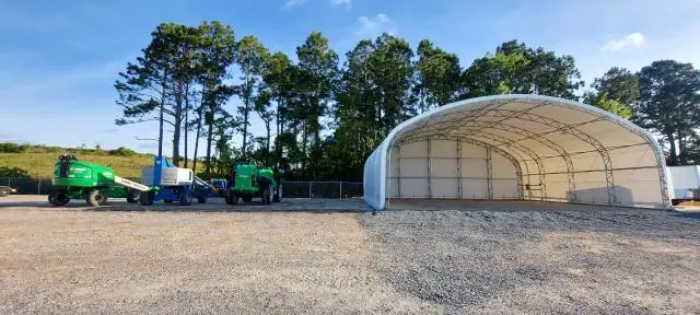 Fabric Shelter Installation #43