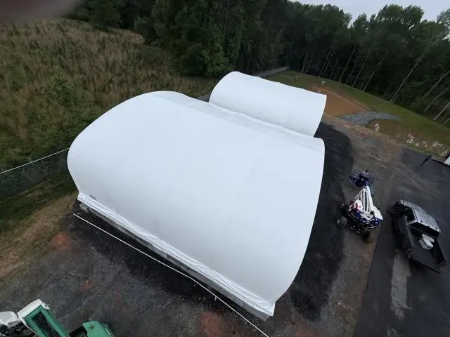 Fabric Shelter Installation #46