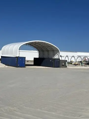 Fabric Shelter Installation #47