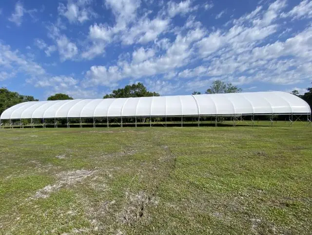Fabric Shelter Installation #48