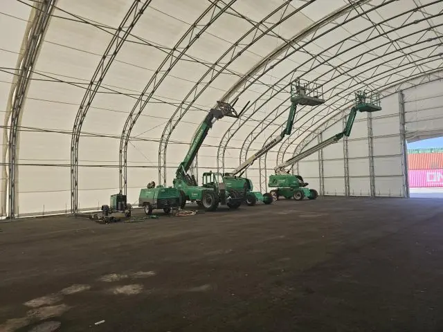 Fabric Shelter Installation #49