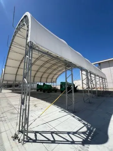 Fabric Shelter Installation #50