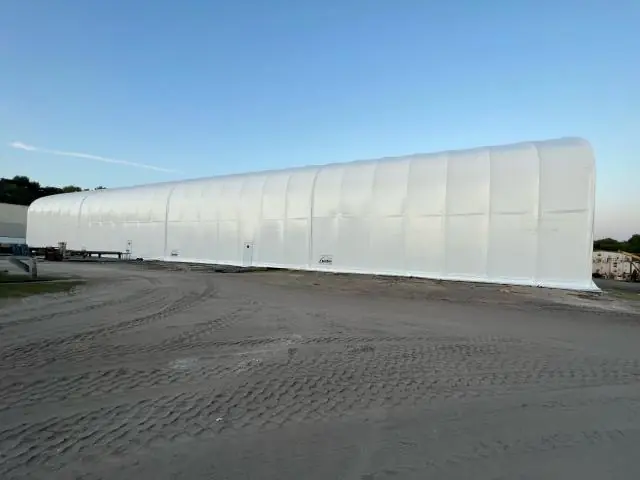 Fabric Shelter Installation #51