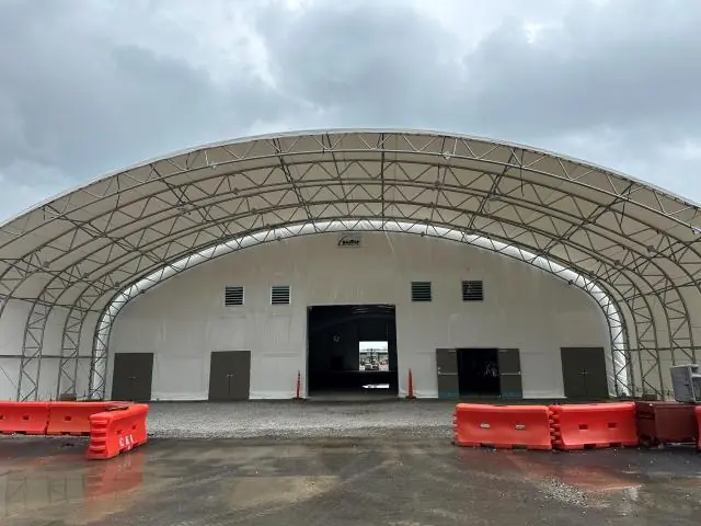 Fabric Shelter Installation #57