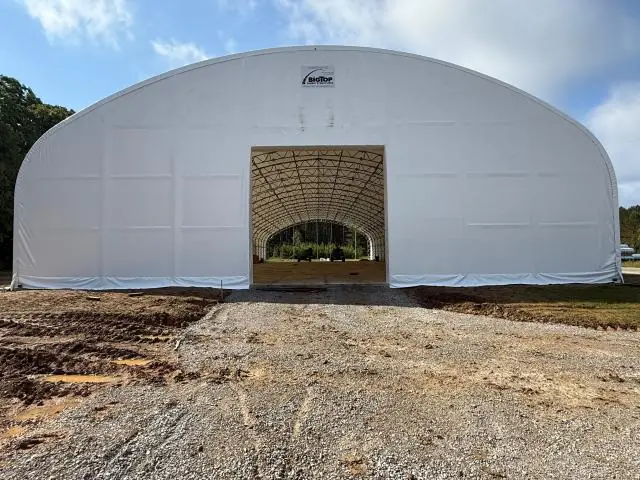 Fabric Shelter Installation #60