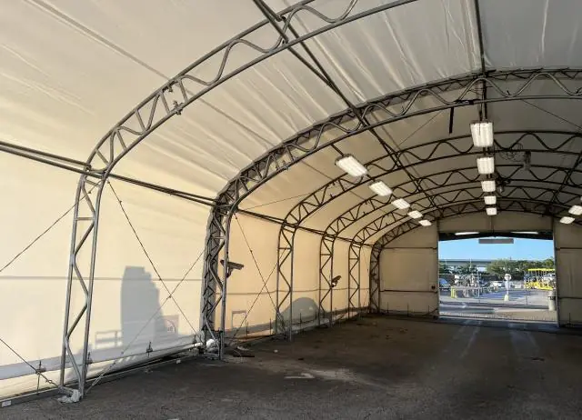 Fabric Shelter Installation #61