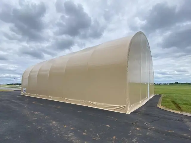Fabric Shelter Installation #64