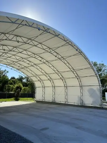 Fabric Shelter Installation #65