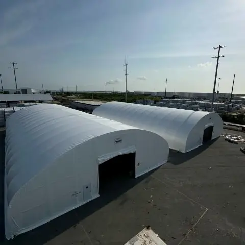Fabric Shelter Installation #66