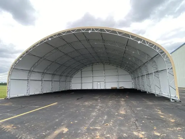 Fabric Shelter Installation #67