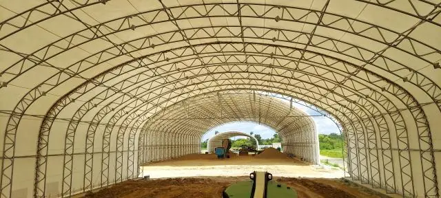Fabric Shelter Installation #72