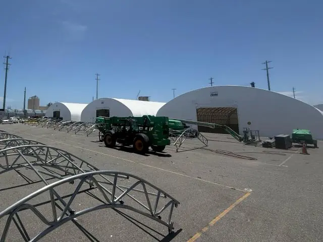 Fabric Shelter Installation #74