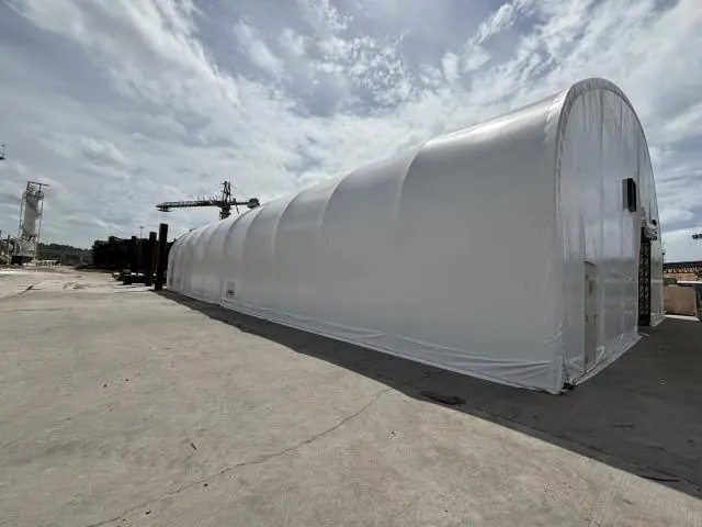 Fabric Shelter Installation #76