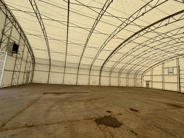 Fabric Shelter Installation #77