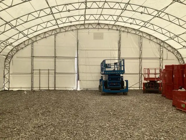 Fabric Shelter Installation #78