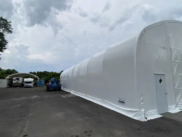Fabric Shelter Installation #81