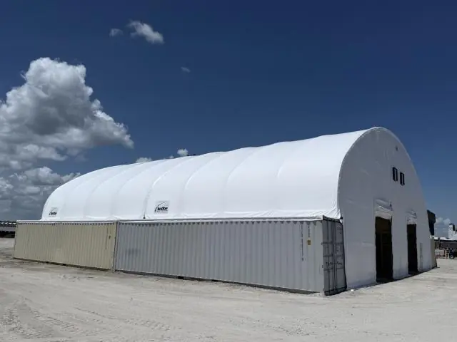 Fabric Shelter Installation #84