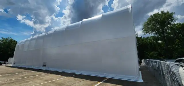 Fabric Shelter Installation #85