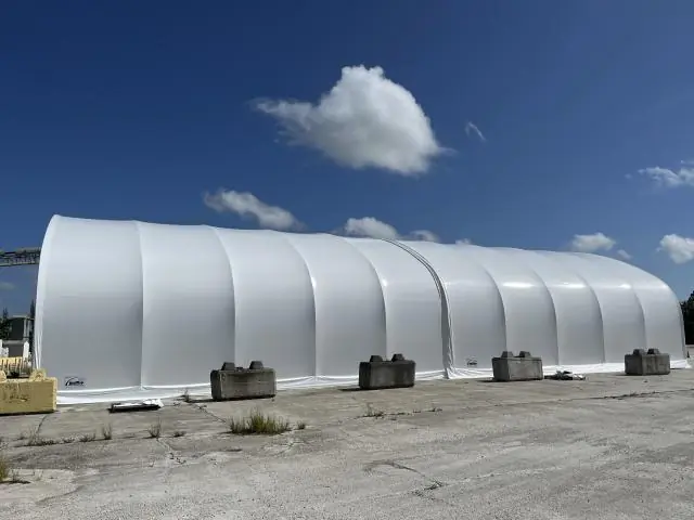 Fabric Shelter Installation #86