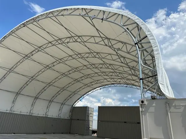 Fabric Shelter Installation #88