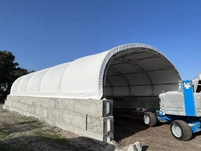 Fabric Shelter Installation #90