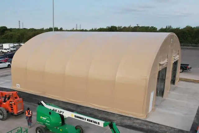 Fabric Shelter Installation #92