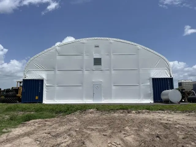 Fabric Shelter Installation #95