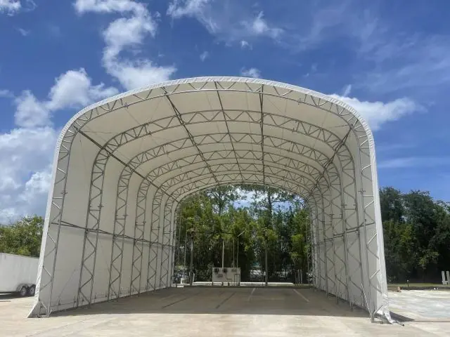 Fabric Shelter Installation #96