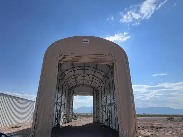 Fabric Shelter Installation #98