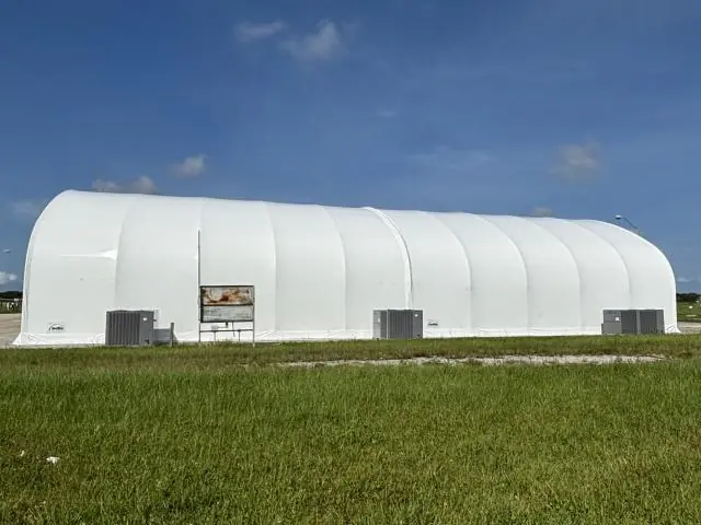 Fabric Shelter Installation #99