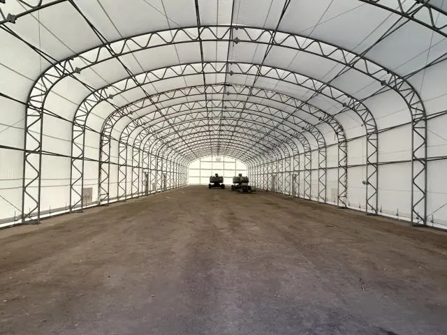 Fabric Shelter Installation #101
