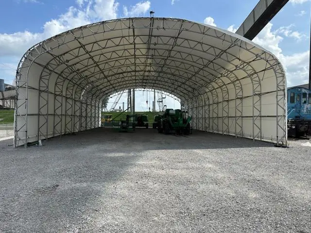 Fabric Shelter Installation #103