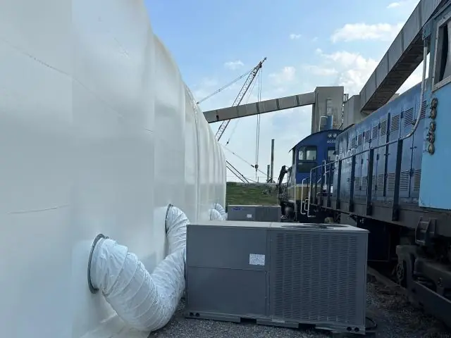 Fabric Shelter Installation #105