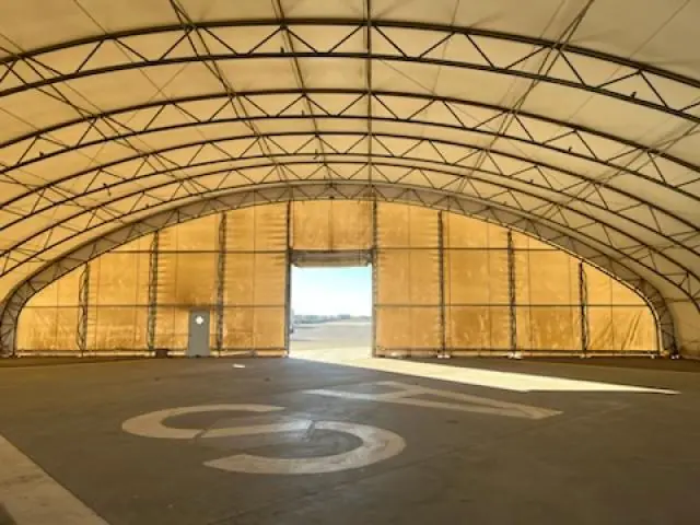 Fabric Shelter Installation #107