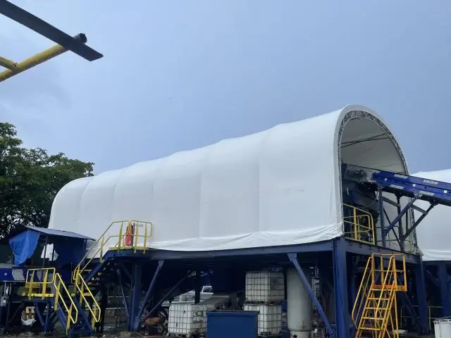 Fabric Shelter Installation #109