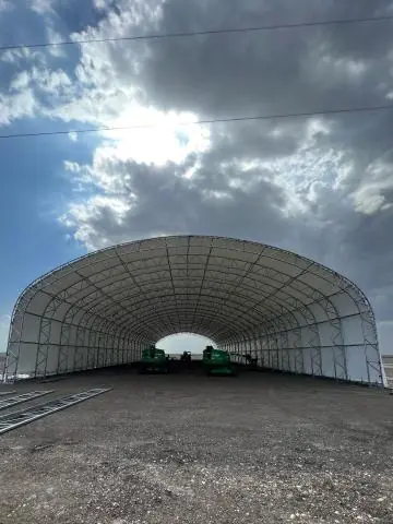 Fabric Shelter Installation #111