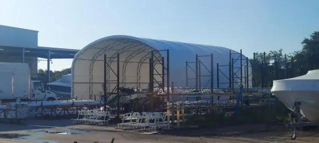 Fabric Shelter Installation #113