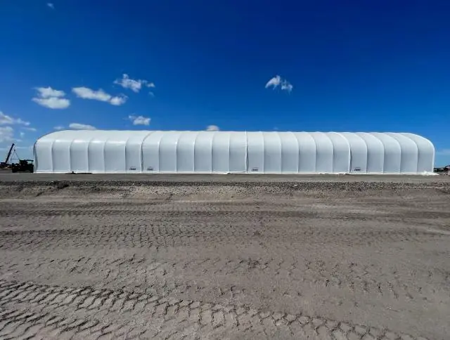 Fabric Shelter Installation #115